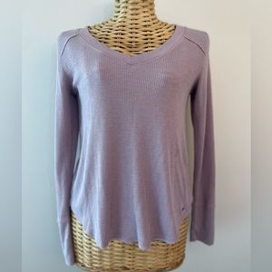 Hollister Women’s Thermal, Lavender, Size Med